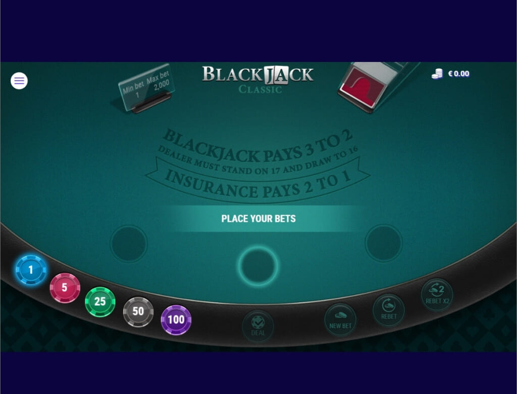 「BLACK JACK CLASSIC(ブラックジャック・クラシック)」