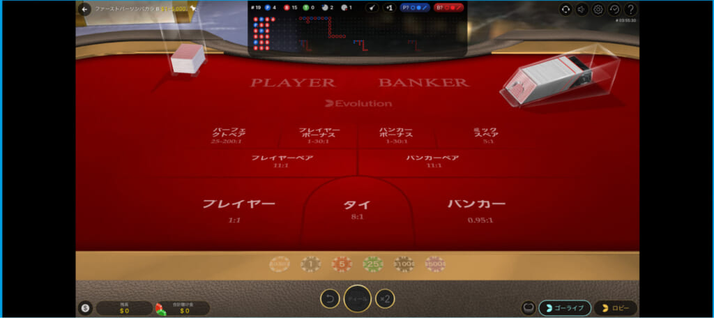 ファーストパーソンバカラ