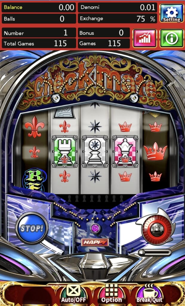 ベラジョンカジノ パチンコ チェックメイト