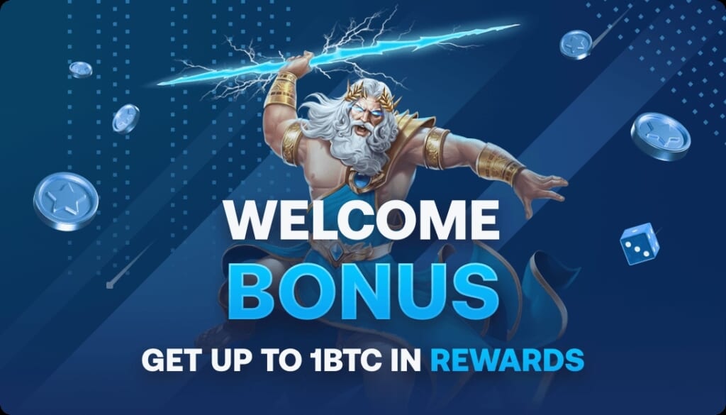 WELCOME BONUS BET UP TO 1BTC IN REWARDS