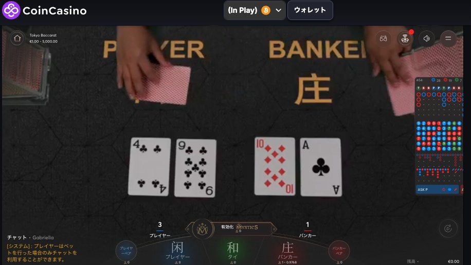 コインカジノでおすすめのライブカジノ