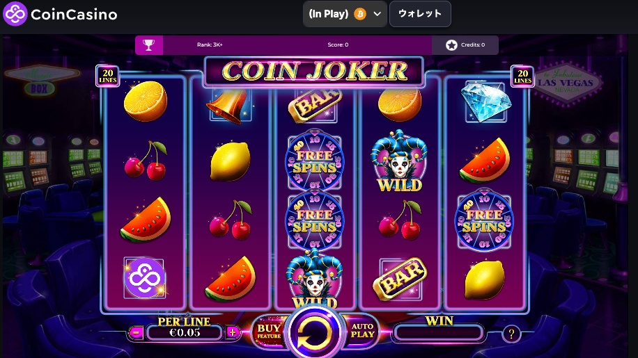 コインカジノでおすすめのスロットゲーム
