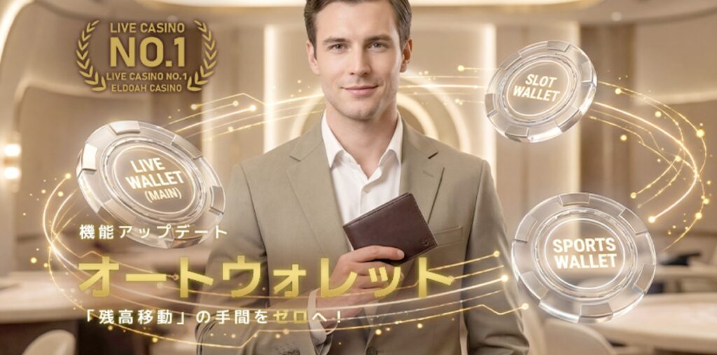 エルドアカジノのオートウォレット