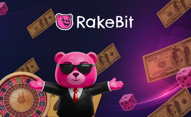 RakeBit 初回入金ボーナス 100%レイクバツク –最大$1,000– 当サイトから登録するだけ