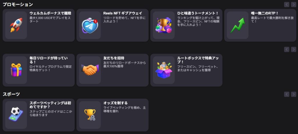 リールズ プロモーション